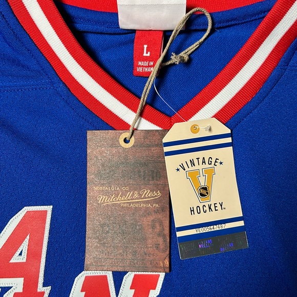 New York Rangers Hockey Jersey - Mitchell & Ness - Picture 2 of 4